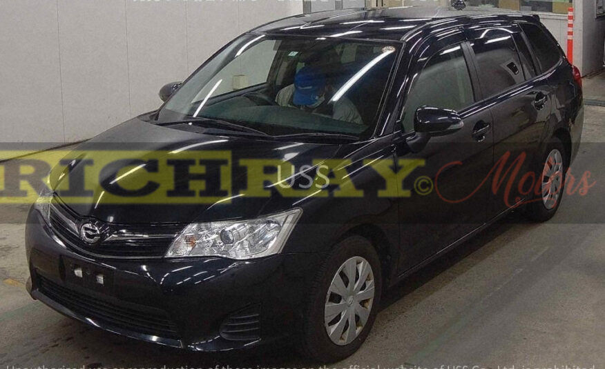 2014 Black Toyota Corolla Fielder