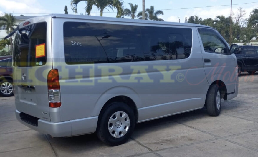 2016 Silver Toyota Hiace Van Long Dx