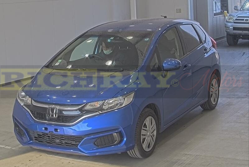 2018 Blue Honda Fit GF